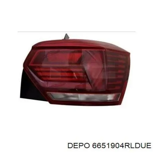 Задні ліхтарі Depo/Loro/Abakus 6651904RLDUE ціна, від 31.66 USD