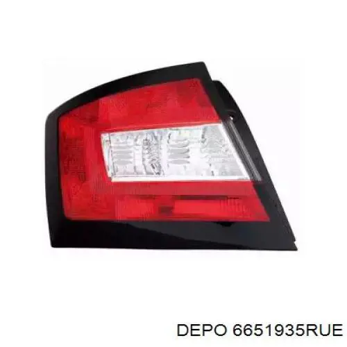 Задні ліхтарі Depo/Loro/Abakus 6651935RUE ціна, від 44.86 USD