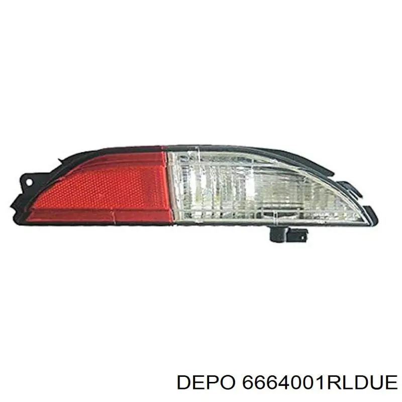 Ліхтар заднього бампера, правий 0051718011 Fiat/Alfa/Lancia