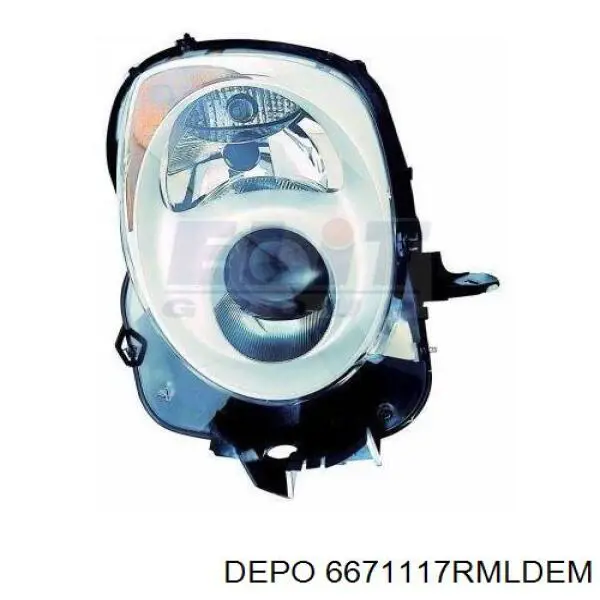 Основна фара - вставка Depo/Loro/Abakus 6671117RMLDEM ціна, від 135.66 USD