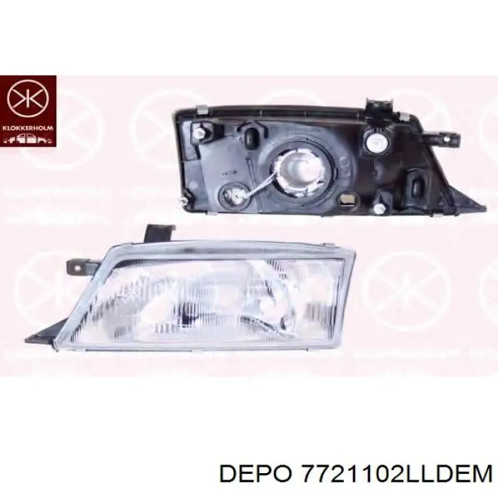 7721102LLDEM Depo/Loro/Abakus Фара дальнього світла в зборі