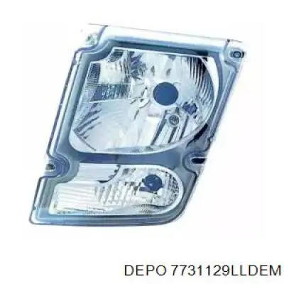 7731129LLDEM Depo/Loro/Abakus Фара дальнього світла в зборі