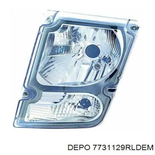 Купити 7731129RLDEM Depo/Loro/Abakus Права блок фара