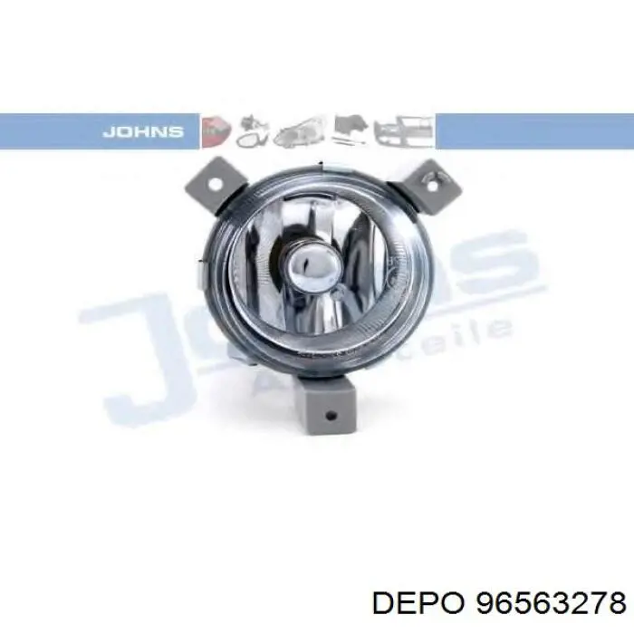 Права протитуманні фари Depo/Loro/Abakus FP2201H2E ціна, від 11.58 USD