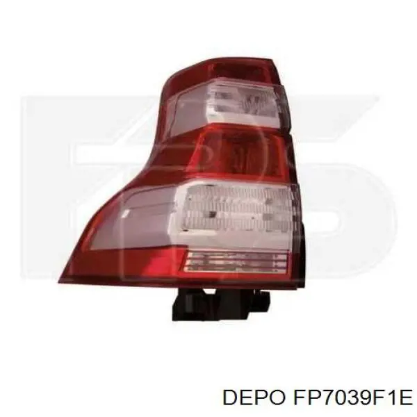 Ліхтар задній лівий Depo/Loro/Abakus FP7039F1E ціна, від 195.38 USD
