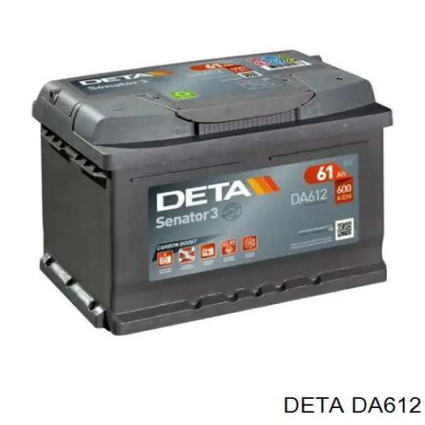 DA612 Deta акумуляторна батарея, акб