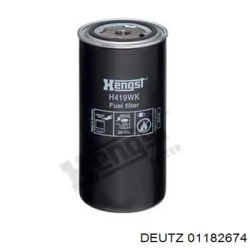 Фільтр тонкого очищення палива Deutz 01182674 ціна, від 29.96 USD