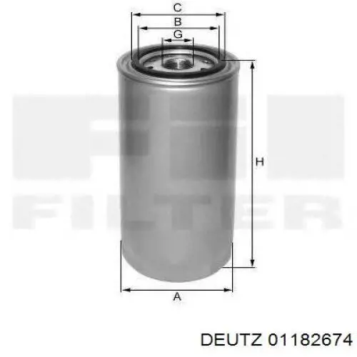 Фільтр паливний 01182674 Deutz