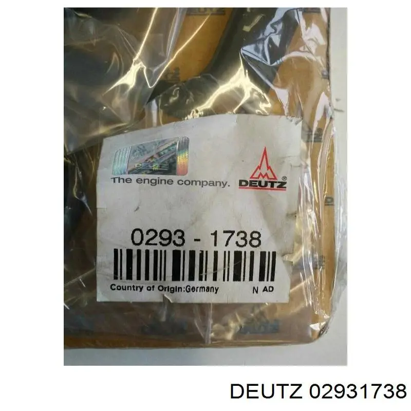 Комплект прокладок двигуна, повний Deutz 02931738 ціна, від 372.39 USD