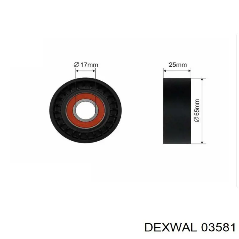Купити 03581 Dexwal Натяжний ролик