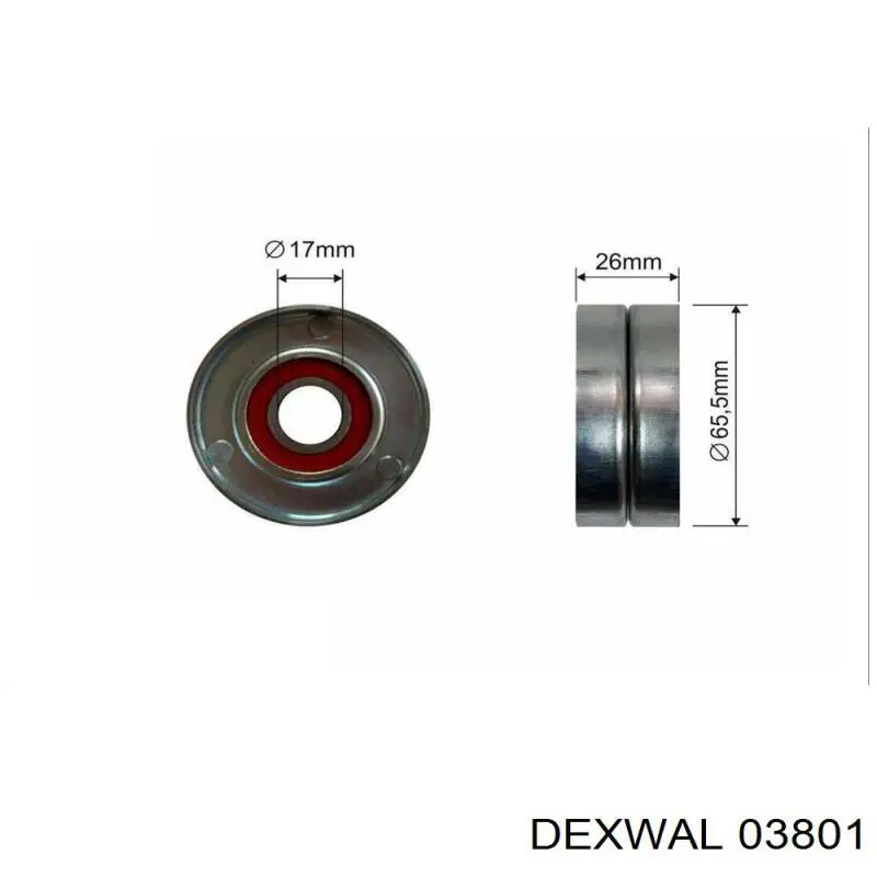 Купити 03801 Dexwal Натягувач приводного ременя