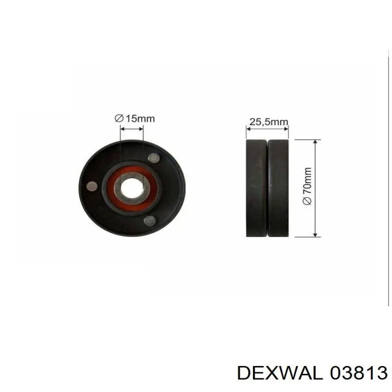 Натяжний ролик Dexwal 03813 ціна, від 46.29 USD