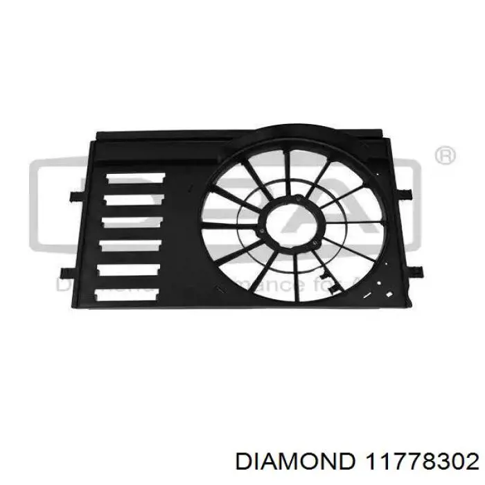 Дифузор (кожух) радіатора охолодження DHS002TT Thermotec
