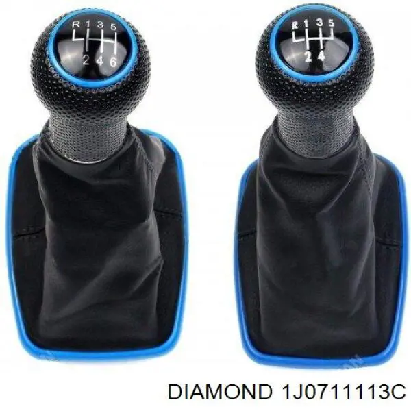 Рукоятка важеля КПП 1J0711113C Diamond/DPA