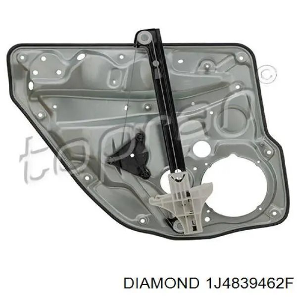 Купити 1J4839462F Diamond/DPA Механізм склопідіймача двері задньої, правої