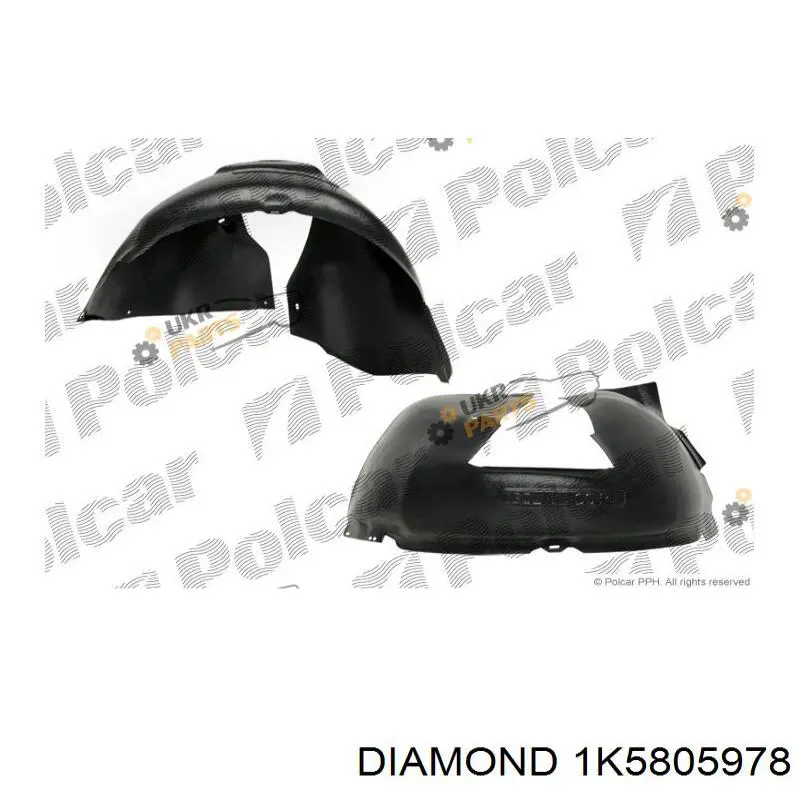 Купити PVW11042BR Signeda Підкрилок передній правий