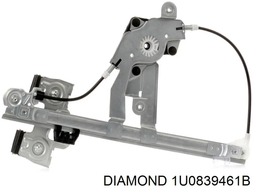 Механізм склопідіймача двері задньої, лівої 1U0839461B Diamond/DPA