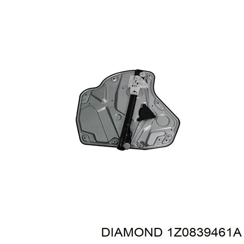 Механізм склопідіймача двері задньої, лівої 1Z0839461A Diamond/DPA