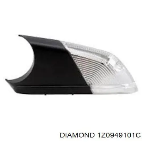 Купити 1Z0949101C Diamond/DPA Покажчик повороту дзеркала, лівий
