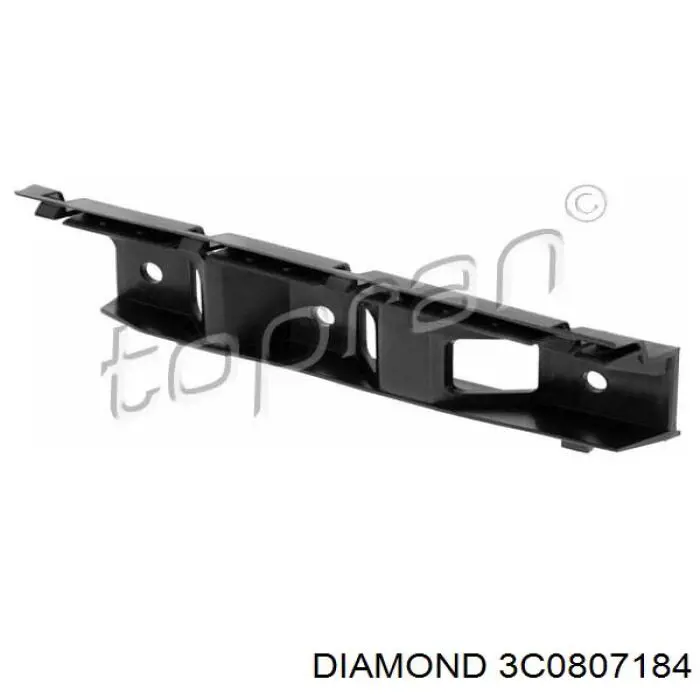 3C0807184 Diamond/DPA Направляюча переднього бампера, права