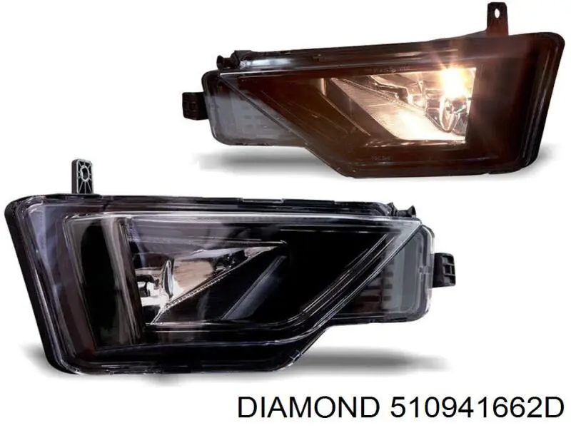 510941662D Diamond/DPA Права протитуманні фари
