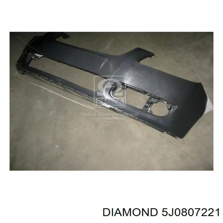 5J0807221 Diamond/DPA бампер передній