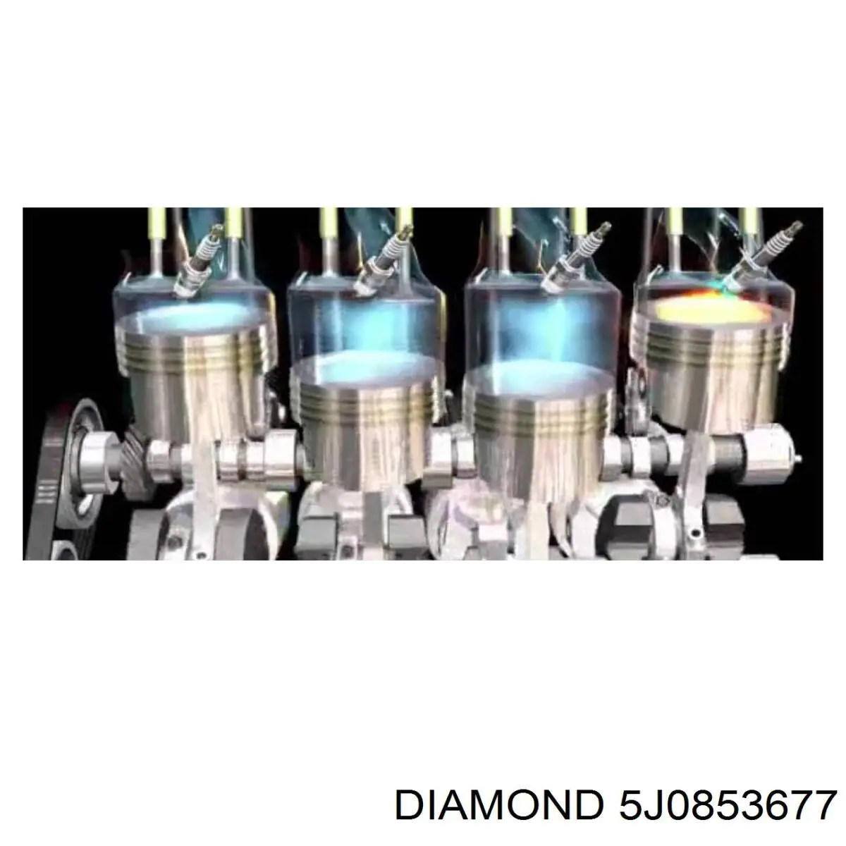 Решітка переднього бампера, центральна 5J0853677 Diamond/DPA