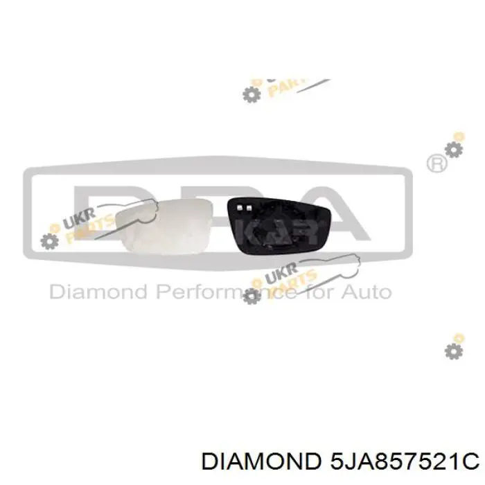 5JA857521C Diamond/DPA Дзеркальний елемент лівий