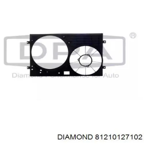 Дифузор (кожух) радіатора охолодження Diamond/DPA 81210127102 ціна, від 7.90 USD