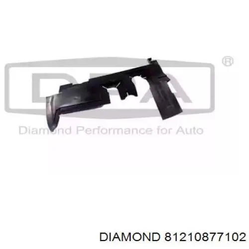 Купити 81210877102 Diamond/DPA Повітропровід (дефлектор) радіатора, лівий