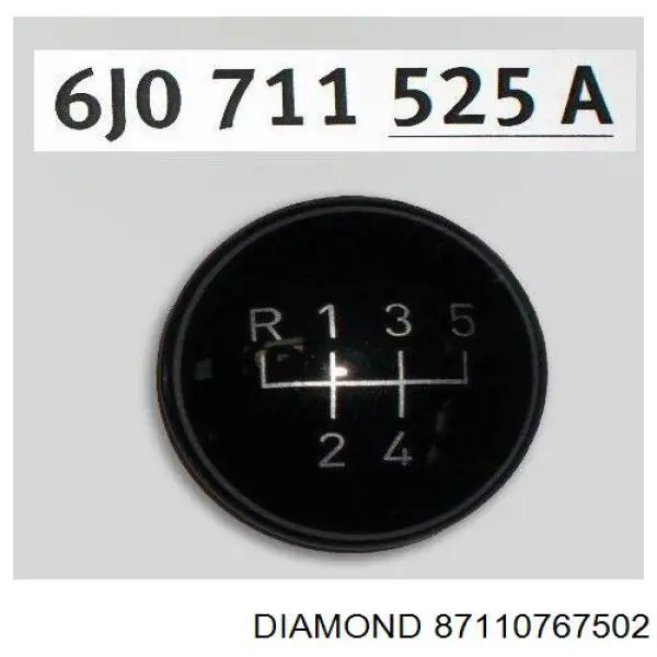 Рукоятка важеля КПП Diamond/DPA 87110767502