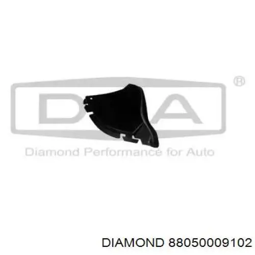 Купити 88050009102 Diamond/DPA Дефлектор переднього бампера, лівий