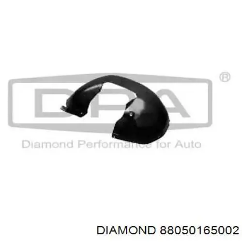 Підкрилок переднього крила, лівий задній Diamond/DPA 88050165002 ціна, від 11.43 USD