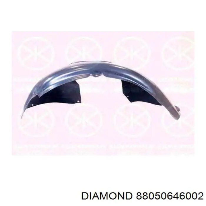 88050646002 Diamond/DPA підкрилок переднього крила, лівий задній