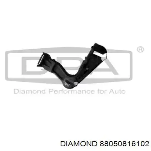 Купити 88050816102 Diamond/DPA Супорт радіатора правий/монтажна панель кріплення фар