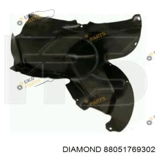 Підкрилок переднього крила, правий передній Diamond/DPA 88051769302 ціна, від 10.44 USD