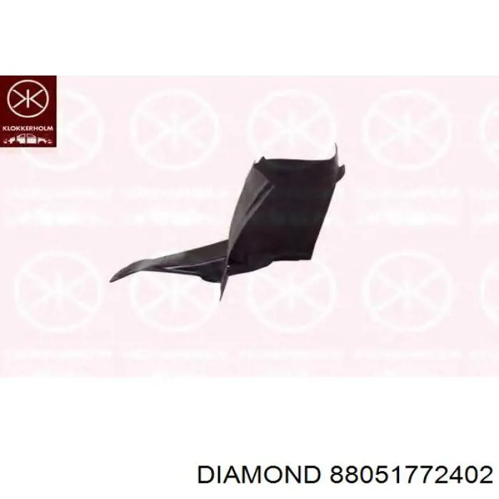 88051772402 Diamond/DPA Підкрилок переднього крила, правий передній