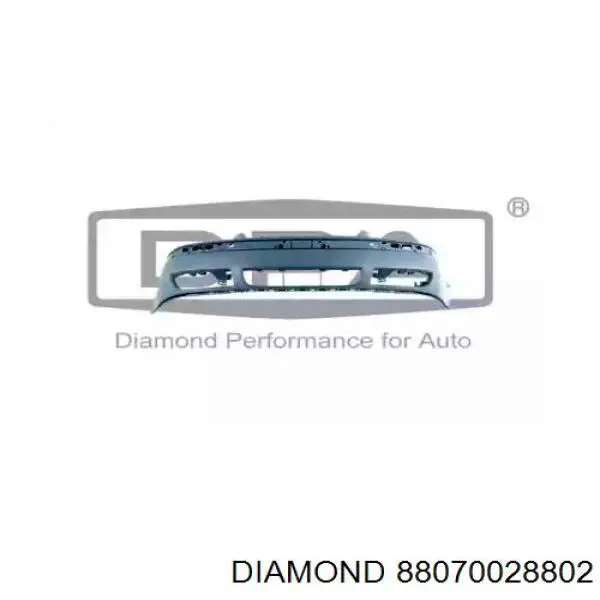 88070028802 Diamond/DPA бампер передній