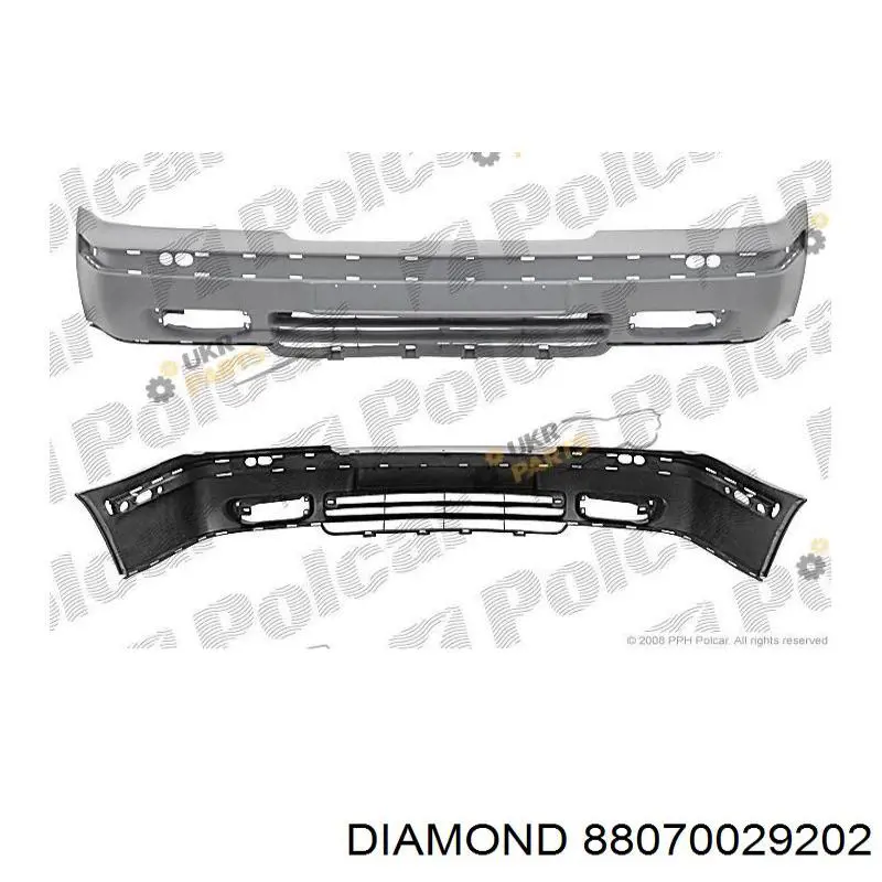 Купити 88070029202 Diamond/DPA Буфер (бампер) передній