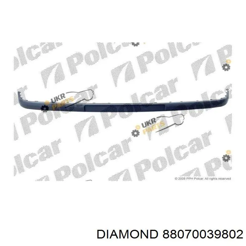 KH9523920 Starline Накладка бампера переднього
