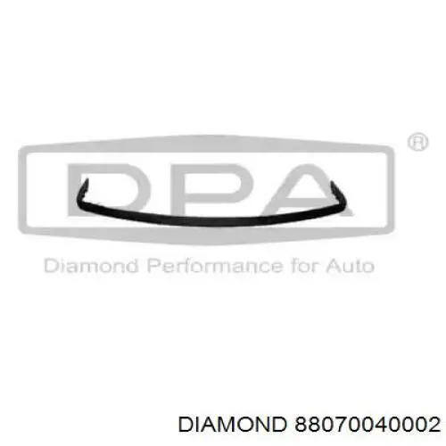 Накладка бампера переднього Diamond/DPA 88070040002 ціна, від 9.35 USD