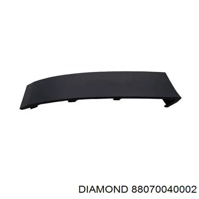 1U0807717C Diamond/DPA накладка бампера переднього