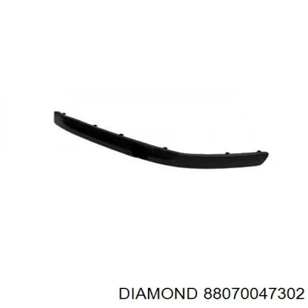 Решітка переднього бампера, ліва 80473 Diamond/DPA