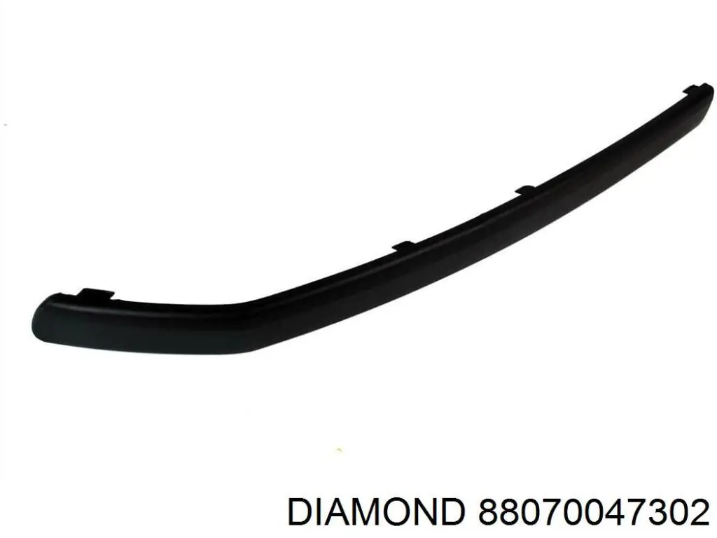 Решітка переднього бампера, ліва Diamond/DPA 80473