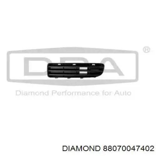 Купити 88070047402 Diamond/DPA Решітка переднього бампера, ліва
