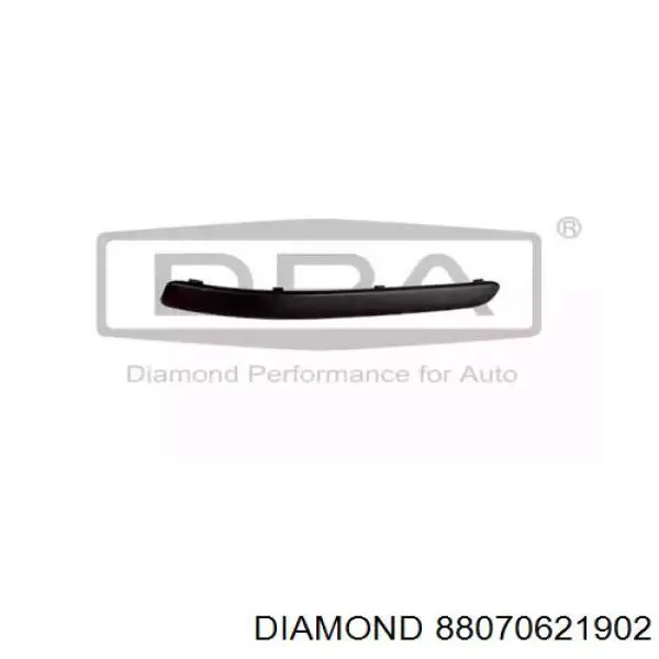 Купити 88070621902 Diamond/DPA Молдинг переднього бампера, лівий