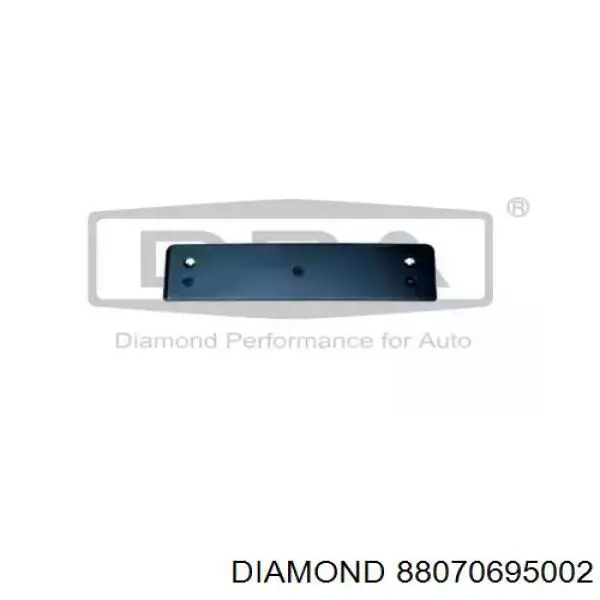 Кріплення переднього номера автомобіля Diamond/DPA 88070695002 ціна, від 12.57 USD