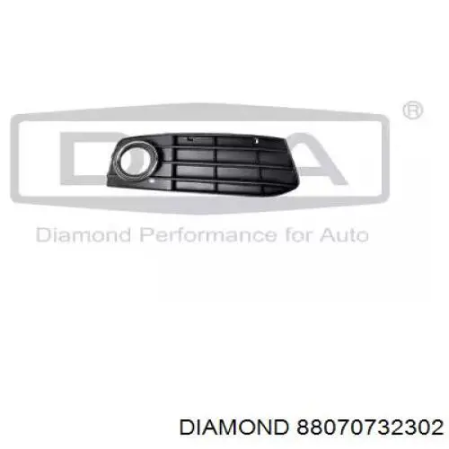 Решітка переднього бампера, внутрішня права Diamond/DPA 88070732302 ціна, від 9.65 USD