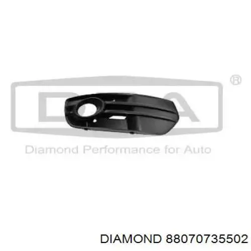 88070735502 Diamond/DPA Решітка протитуманних фар ліва
