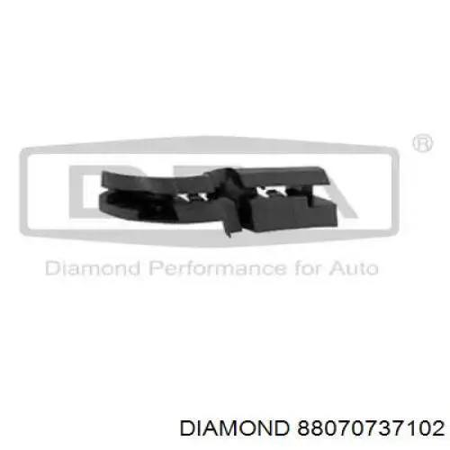 Купити 88070737102 Diamond/DPA Кронштейн бампера переднього, лівий